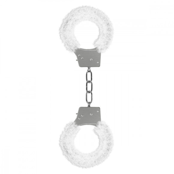 Furry Handcuffs- White