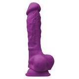 Colours Pleasures Dildo-Purple 7"