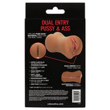 Stroke It Dual Entry Pussy & Ass-Brown