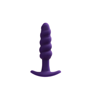 Twist Butt Plug - Purple