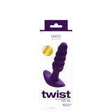 Twist Butt Plug - Purple